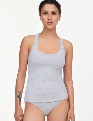 Chantelle Basics - Brief Chantelle Cotton Comfort Hi Cut Brief Mixed Grey