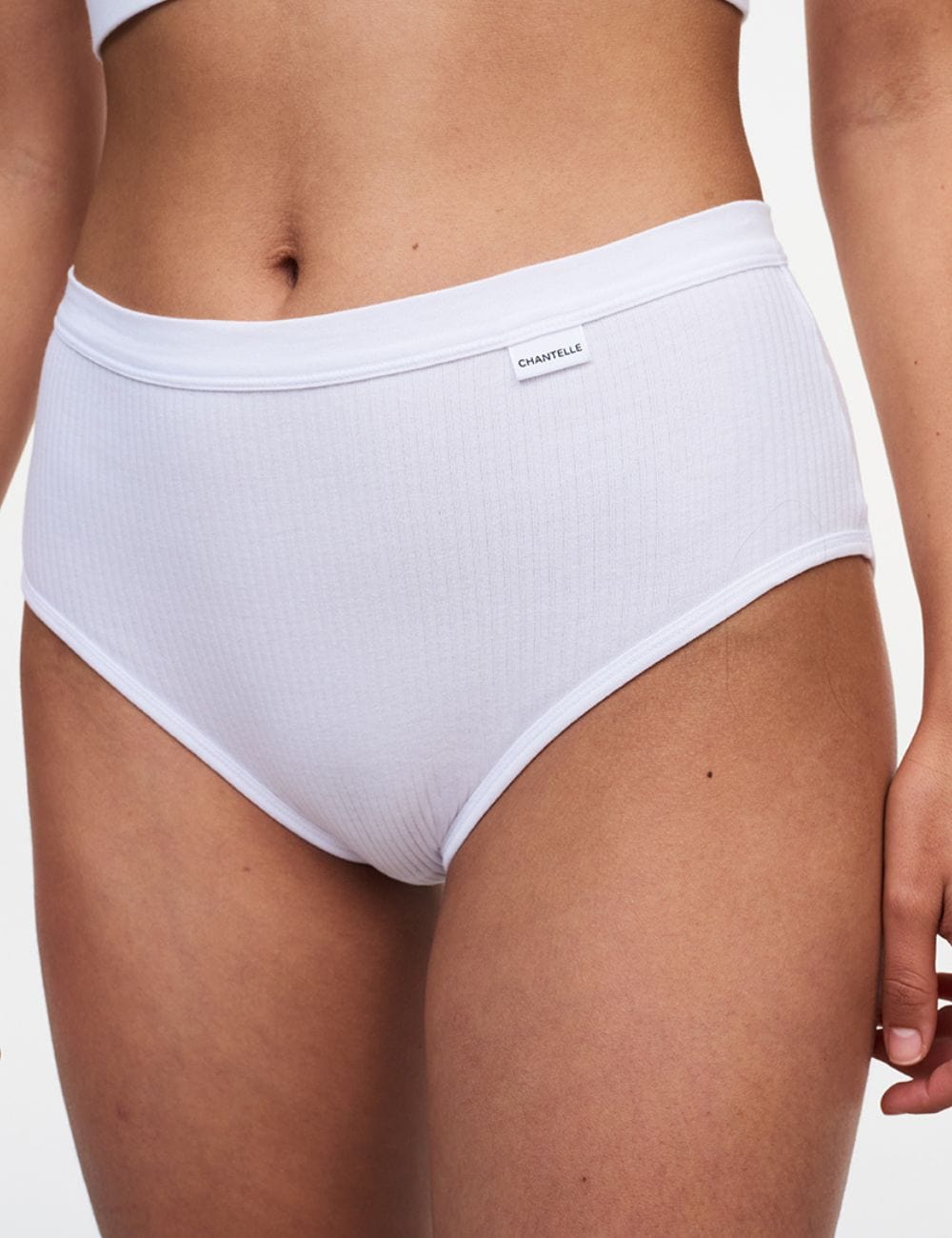 Chantelle Basics - Brief Chantelle Cotton Comfort High Waist Brief White
