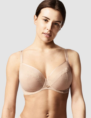 Chantelle Bra - Basics Chantelle Parisian Allure 4 Part Bra Nude