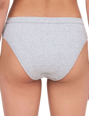 Chantelle Clothing - Basics Chantelle Cotton Comfort Hi Cut Brief Mixed Grey