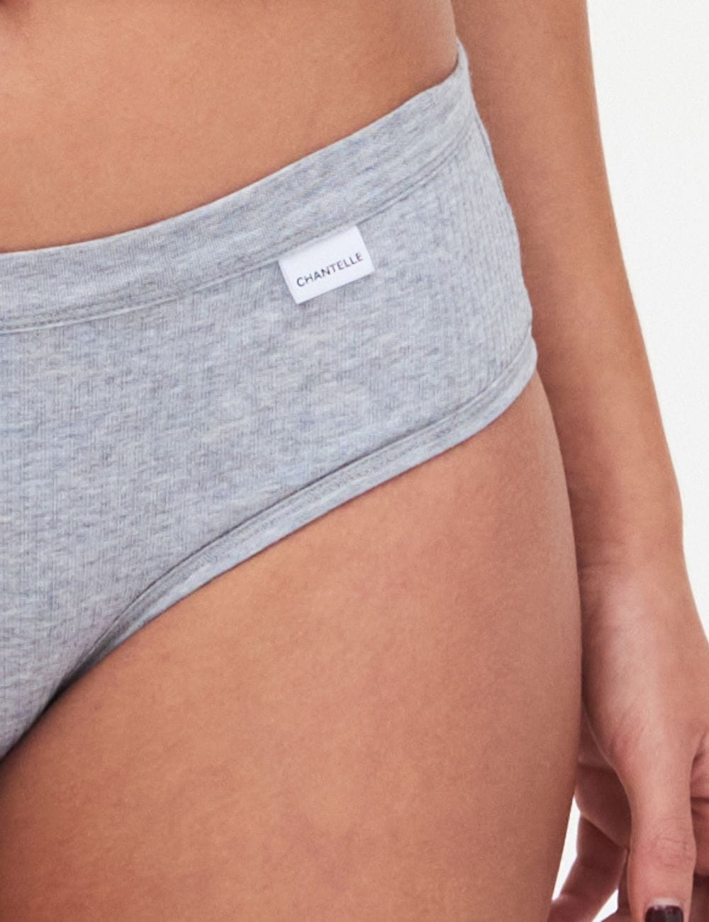 Chantelle Clothing - Basics Chantelle Cotton Comfort Shorty Brief Mixed Grey