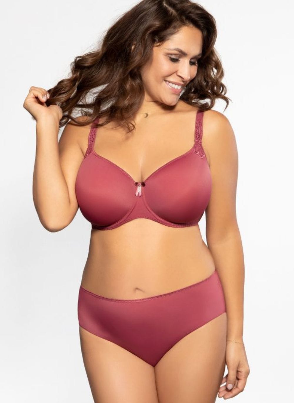 Corin Lingerie - Bottom - Brief Corin Virginia Free Cut Deep Brief Rose Santa Fe