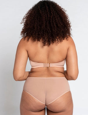 Curvy Kate Bra - Basics Curvy Kate SuperPlunge Multiway Padded Plunge Bra Latte