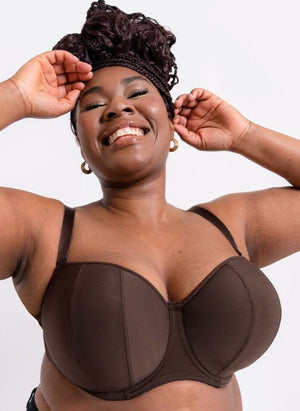 Curvy Kate Lingerie - Strapless Curvy Kate Luxe Strapless Bra Cocoa