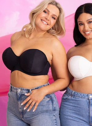 Curvy Kate Lingerie - Strapless Curvy Kate Luxe Strapless Bra Jet Black