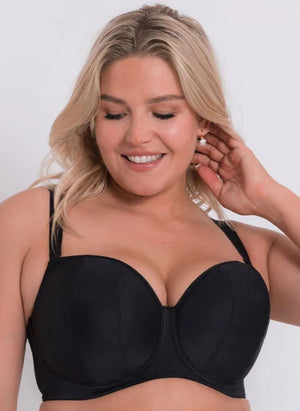 Curvy Kate Lingerie - Strapless Curvy Kate Luxe Strapless Bra Jet Black