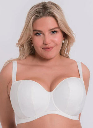 Curvy Kate Lingerie - Strapless Curvy Kate Luxe Strapless Bra Pearl Ivory