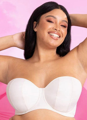 Curvy Kate Lingerie - Strapless Curvy Kate Luxe Strapless Bra Pearl Ivory