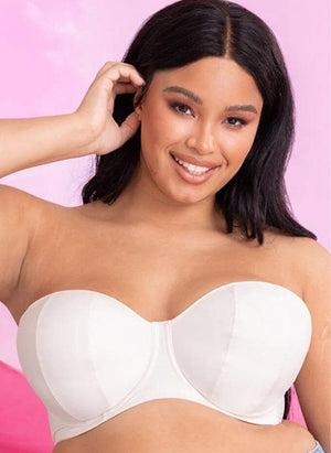 Curvy Kate Lingerie - Strapless Curvy Kate Luxe Strapless Bra Pearl Ivory