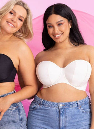 Curvy Kate Lingerie - Strapless Curvy Kate Luxe Strapless Bra Pearl Ivory