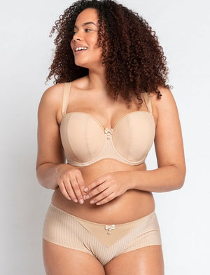 Curvy Kate Strapless Curvy Kate Luxe Strapless Bra Biscotti