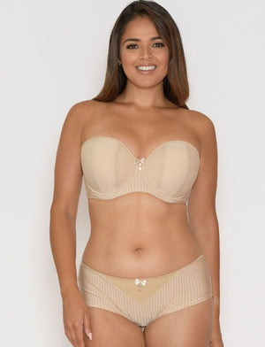 Curvy Kate Strapless Curvy Kate Luxe Strapless Bra Biscotti