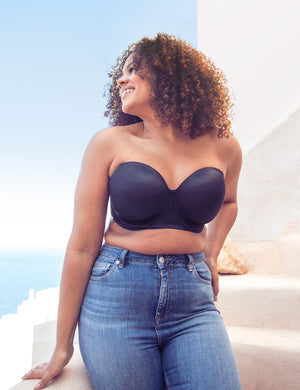 Curvy Kate Strapless Curvy Kate Smoothie Strapless Moulded Bra Black