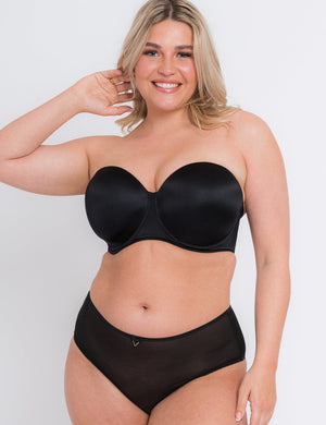Curvy Kate Strapless Curvy Kate Smoothie Strapless Moulded Bra Black