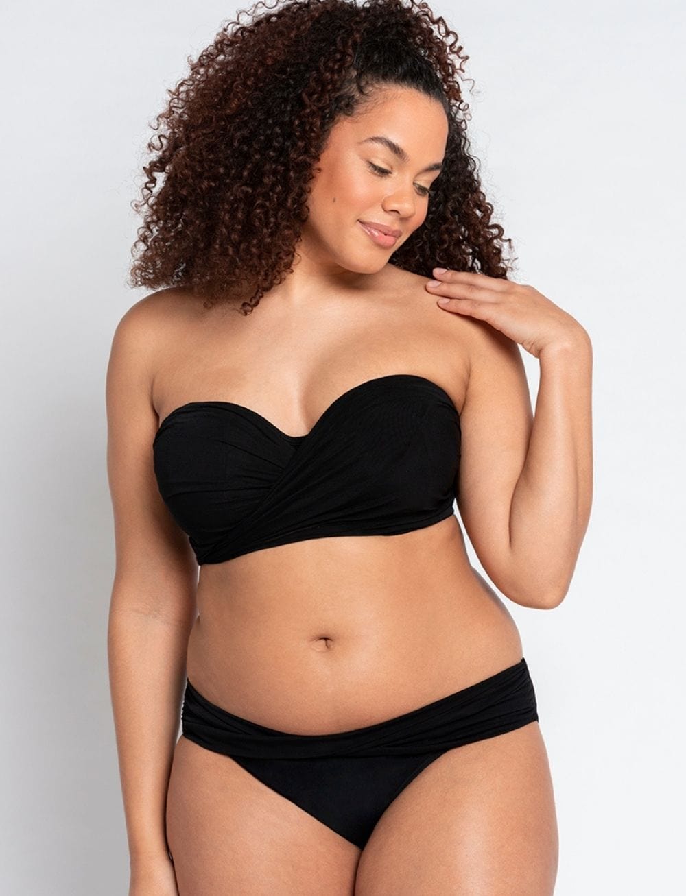 Curvy Kate Swimwear - Bikini Top Curvy Kate Wrapsody Bikini Top Black