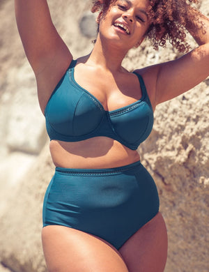 Curvy Kate Swimwear - Brief Curvy Kate First Class High Waist Bottom Deep Teal