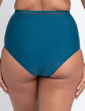 Curvy Kate Swimwear - Brief Curvy Kate First Class High Waist Bottom Deep Teal