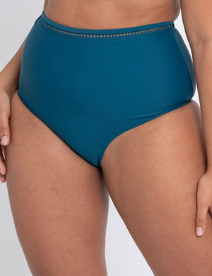 Curvy Kate Swimwear - Brief Curvy Kate First Class High Waist Bottom Deep Teal
