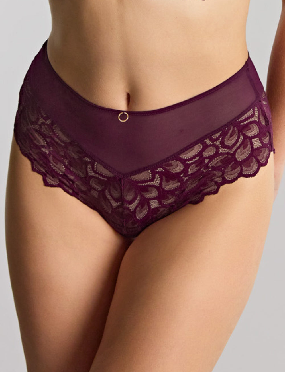 Panache Allure Deep Brief Plum