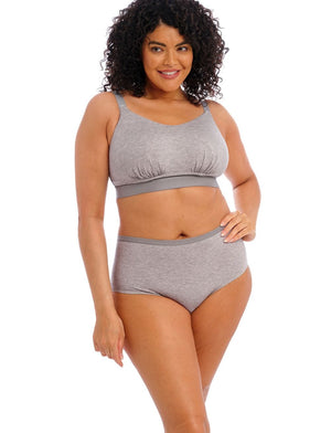 Elomi Lingerie - Bottom - Brief Elomi Downtime Short Grey Marl