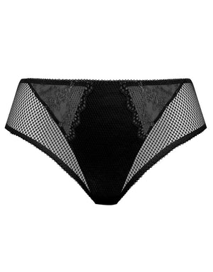 Elomi Lingerie - Bottom - Full Brief Elomi Charley High Leg Brief Black