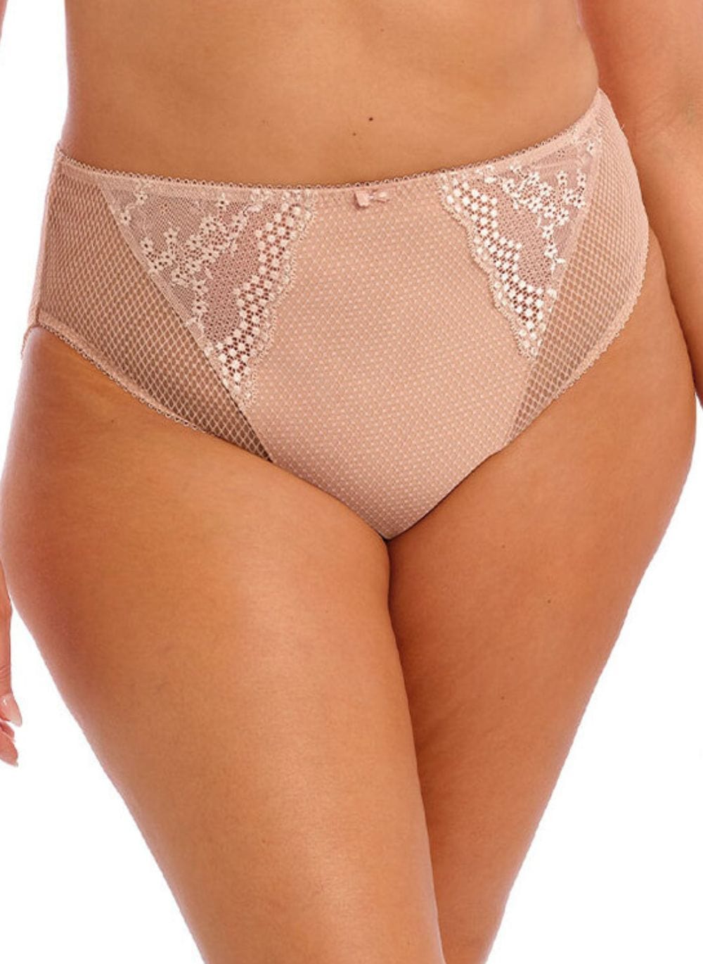 Elomi Lingerie - Bottom - Full Brief Elomi Charley High Leg Brief Fawn