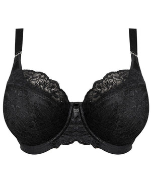 Elomi Lingerie - Moulded Elomi Brianna UW Padded Half Cup Bra Black