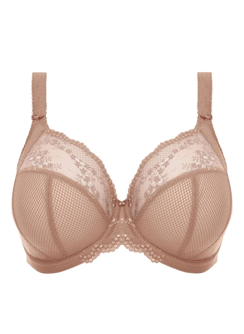 Elomi Lingerie - Non-Moulded Elomi Charley Stretch Plunge Bra Fawn