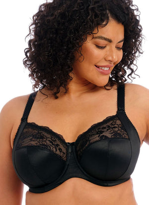 Elomi Lingerie - Non-Moulded Elomi Morgan UW Bra Plain Black