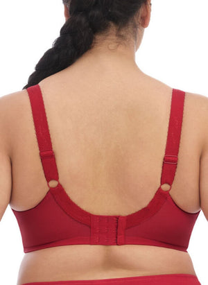 Elomi Lingerie - Non-Moulded Elomi Morgan UW Bra Plain Haute Red
