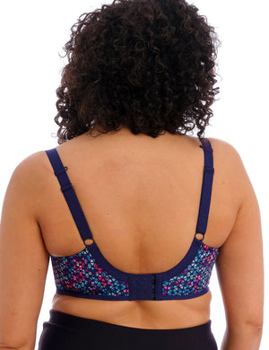 Elomi Sport - Bra - Underwired Elomi Energise Multiway Sports Bra Navy Geo