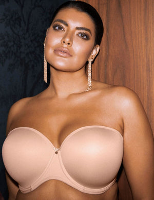 Elomi Strapless Elomi Smooth Moulded Strapless Bra Sahara