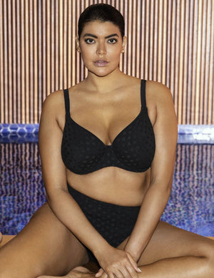 Elomi Swimwear - Bikini Top Elomi Bazaruto UW Plunge Bikini Top Black