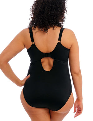 Elomi Swimwear - Swimsuit Elomi Plain Sailing Non Wired Plunge Swimsuit Black