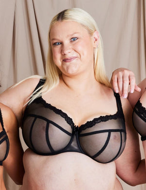 Ewa Michalak Bra - Basics Ewa Michalak Czarna Mgielka SM Bra Black