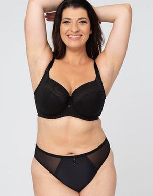 Ewa Michalak Bra - Basics Ewa Michalak Czarny Mat SF Bra Black