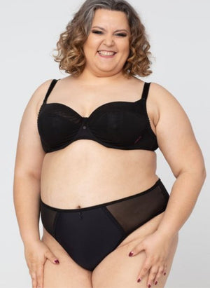 Ewa Michalak Lingerie - Non-Moulded Ewa Michalak Czarny Mat SF Bra Black