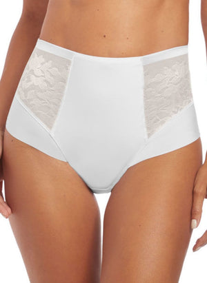 Fantasie Lingerie - Bottom - Full Brief Fantasie Illusion High Waist Brief White