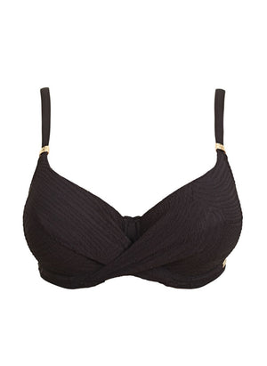 Fantasie Swimwear - Bikini Top Fantasie Ottawa UW Wrap Front Full Cup Bikini Top Black