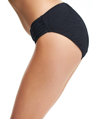Fantasie Swimwear - Brief Fantasie Ottawa Mid Rise Gathered Brief Black