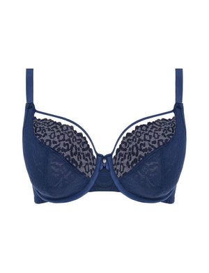 Freya Lingerie - Non-Moulded Freya Catwalk UW Plunge Bra Midnight