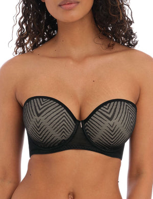 Freya Strapless Freya Tailored UW Moulded Strapless Bra Black