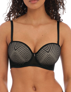 Freya Strapless Freya Tailored UW Moulded Strapless Bra Black