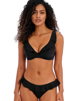 Freya Swimwear - Bikini Top Freya Jewel Cove High Apex Bikini Top Plain Black
