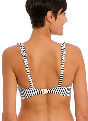 Freya Swimwear - Bikini Top Freya Jewel Cove High Apex Bikini Top Stripe Black