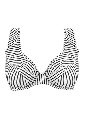 Freya Swimwear - Bikini Top Freya Jewel Cove High Apex Bikini Top Stripe Black