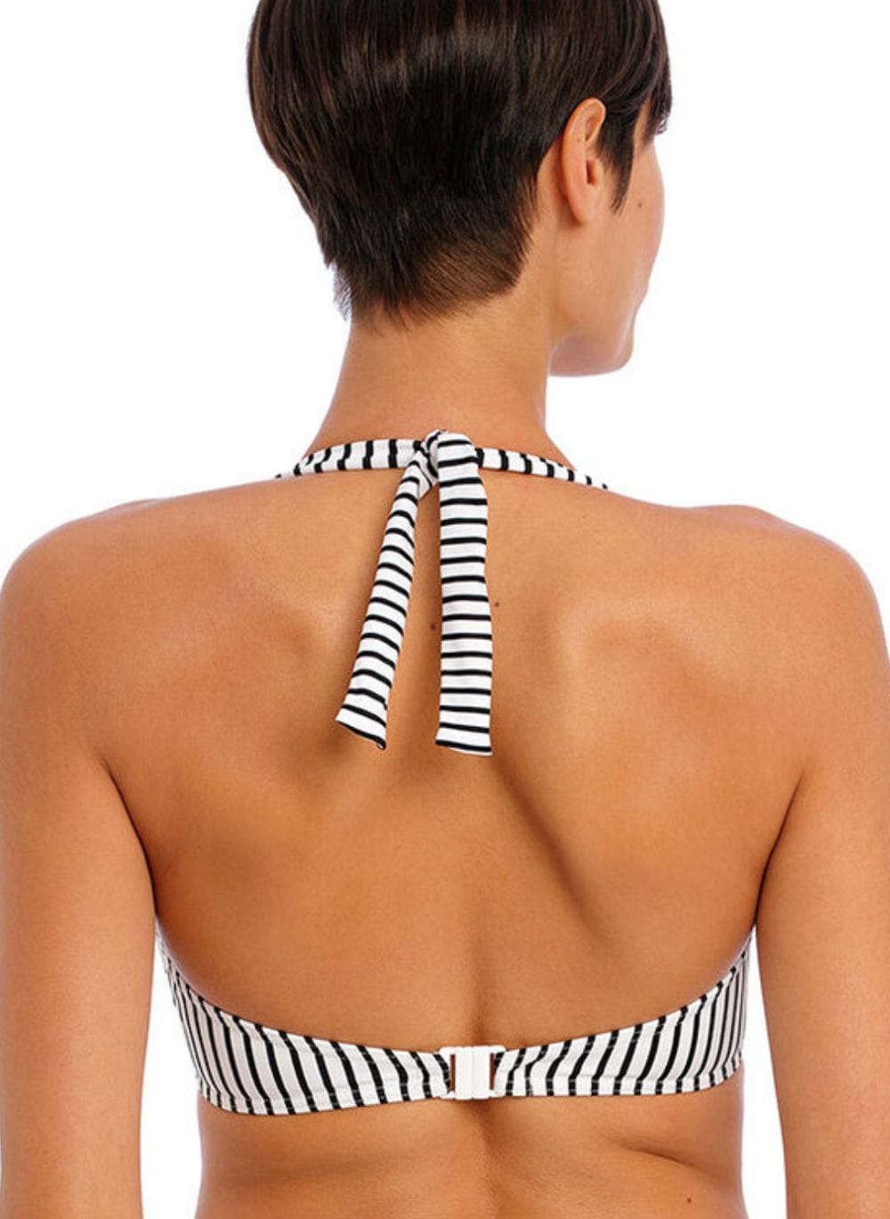Freya Swimwear - Bikini Top Freya Jewel Cove UW Halter Bikini Top Stripe Black