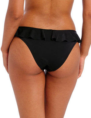 Freya Swimwear - Brief Freya Jewel Cove Italini With Frill Plain Black