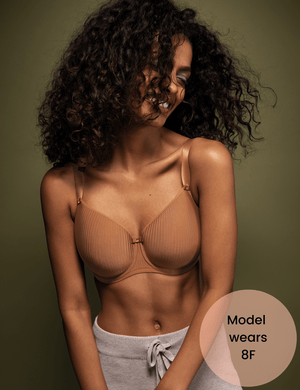 Freya T-Shirt Bra - Moulded Freya Idol Moulded Balcony T-Shirt Bra Cinnamon