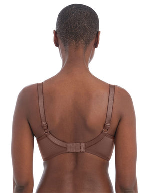 Freya T-Shirt Bra - Moulded Freya Idol Moulded Balcony T-Shirt Bra Coffee Roast